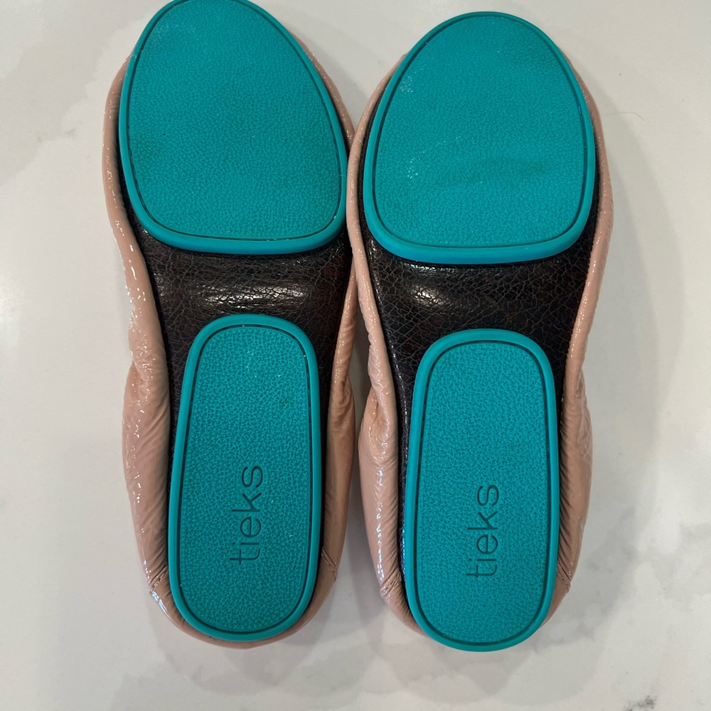 Tieks Blush Patent Leather Ballet Flats - Picture 7 of 10